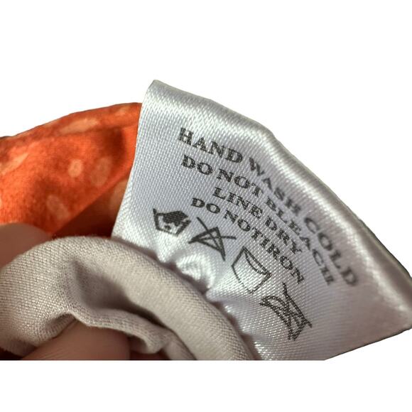 Babies 0-3 Months Long Sleeve Crew Neck Orange and Tan Pumpkin Ruffle Romper - Picture 14 of 14